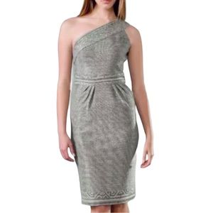 DVF Diane von Furstenberg One-Shoulder Dress -sz10